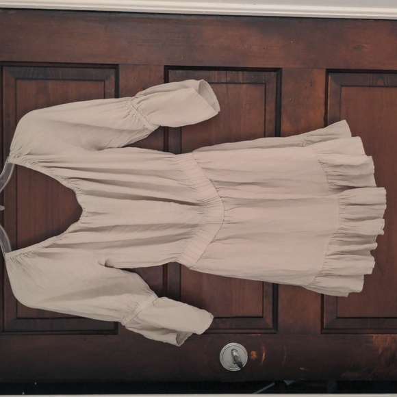 Handmade Tan Dress - Size Small - Picture 4 of 4